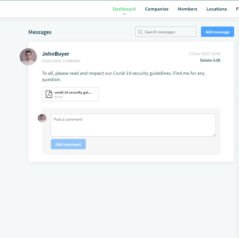 Community Dashboard – Streamliner Support